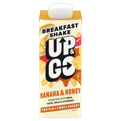 Up & Go Breakfast Shake Banana & Honey 300ml - UK Food & Drink - 5060406462487