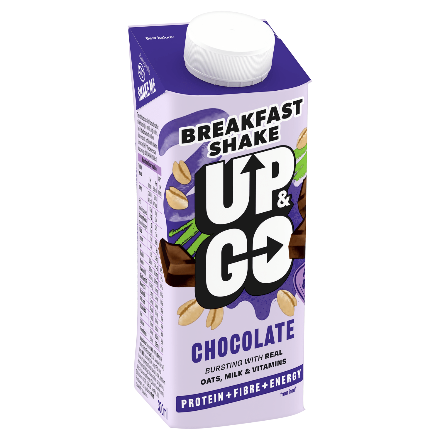Up & Go Breakfast Shake Chocolate 300ml - UK Food & Drink - 5060406462494