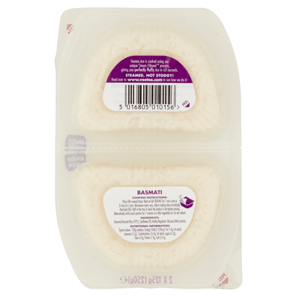 Veetee Basmati 2 x 125g (250g) - UK Food & Drink - 5016805010156
