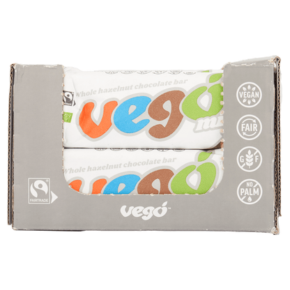 Vego Mini Whole Hazelnut Chocolate Bar 65g - UK Food & Drink - 4260334140025
