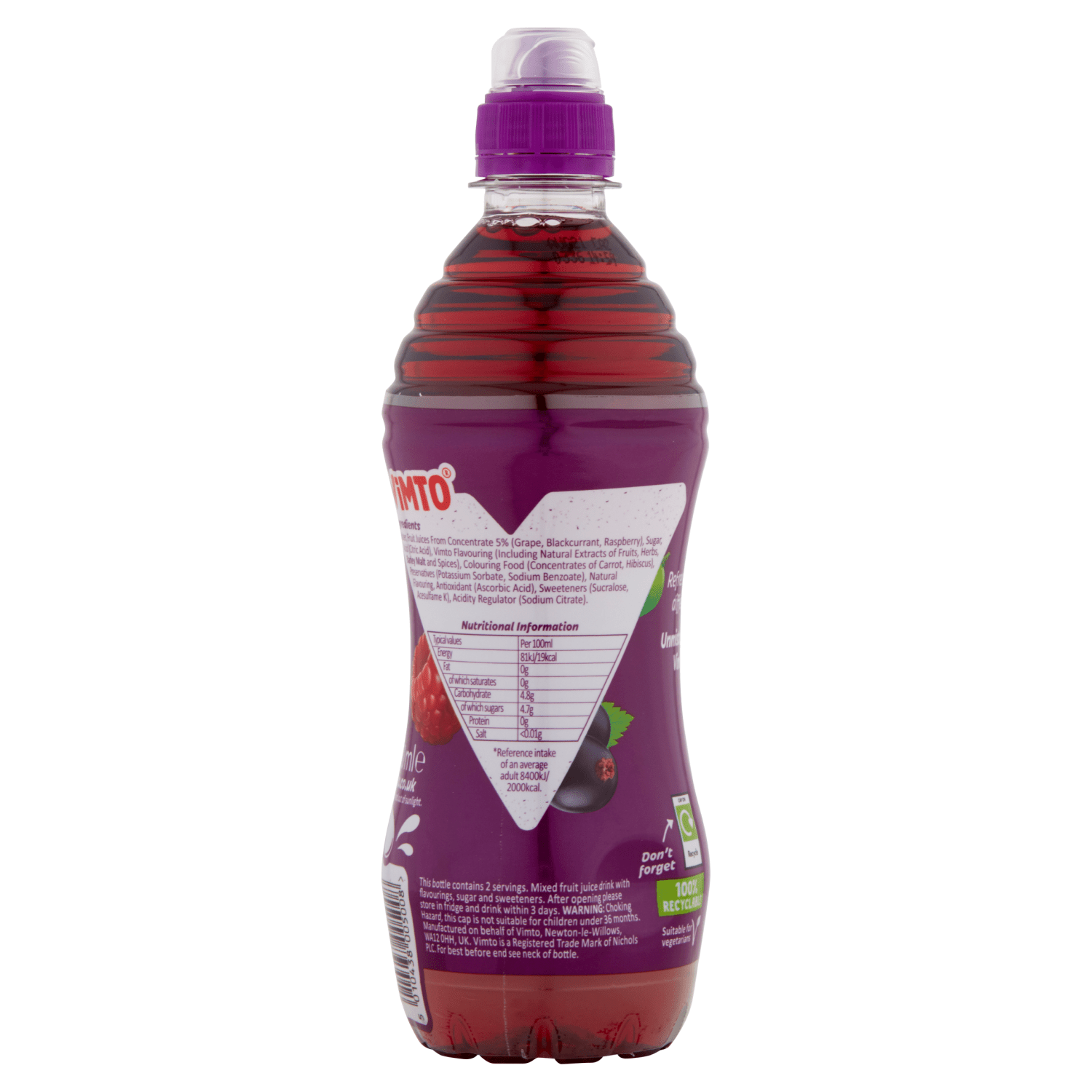 Vimto 500ml - UK Food & Drink - 5010438005008
