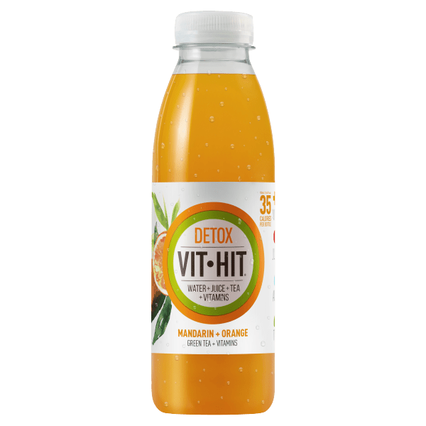 Vit Hit Detox Mandarin + Orange 500ml - UK Food & Drink - 5034033000497
