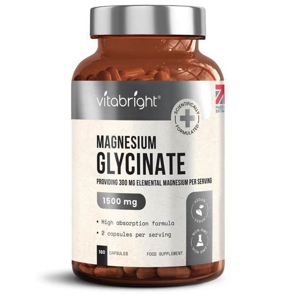 Vitabright Magnesium Glycinate 1500mg - UK Food & Drink - 5060542770590
