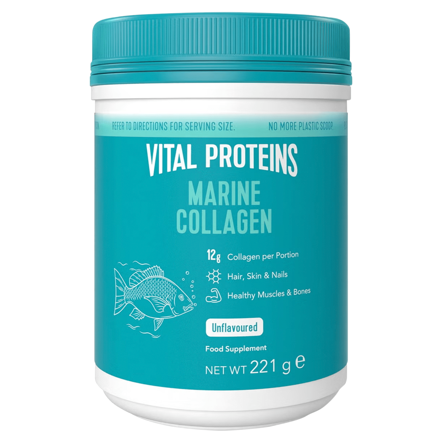 Vital Proteins Unflavoured Marine Collagen Food Supplement 221g - UK Food & Drink - 8445291270053