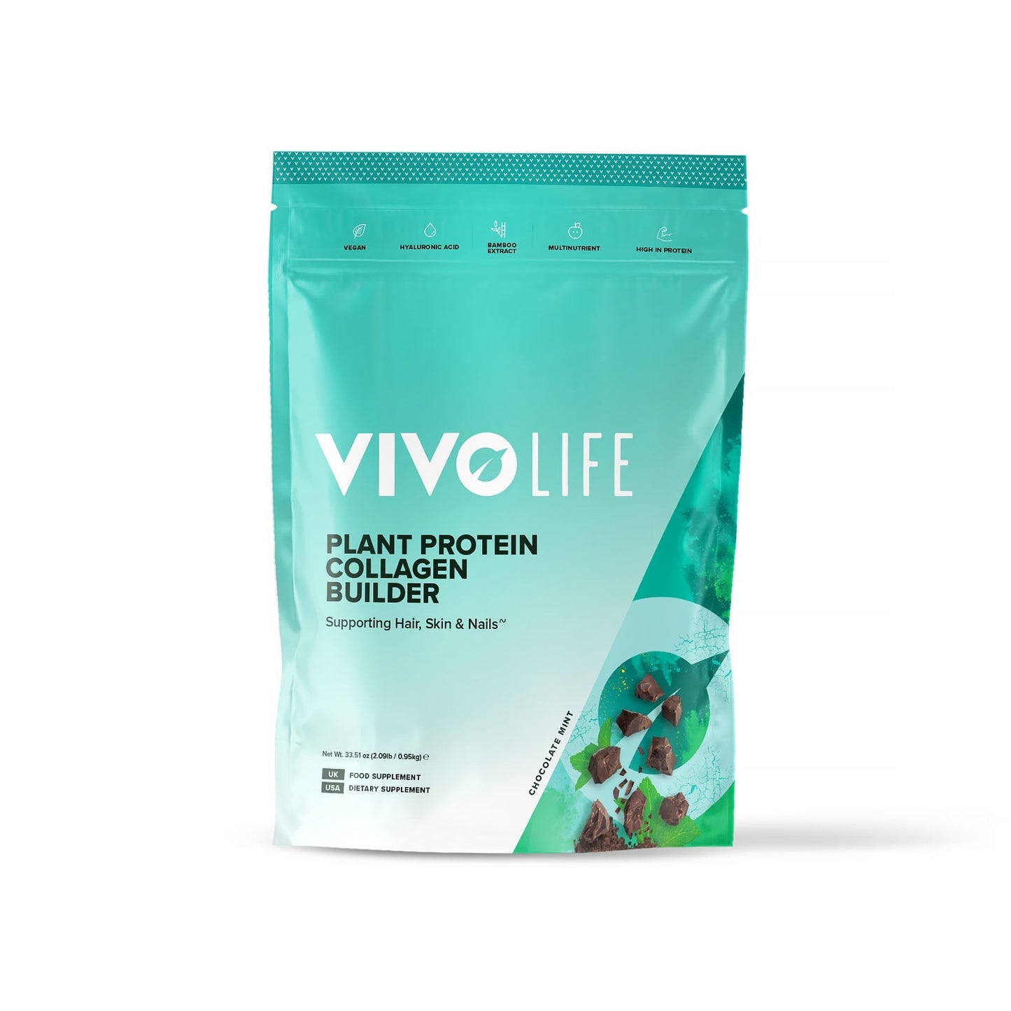 Vivo Life Collagen Builder Choc Mint - UK Food & Drink - 5060572521773