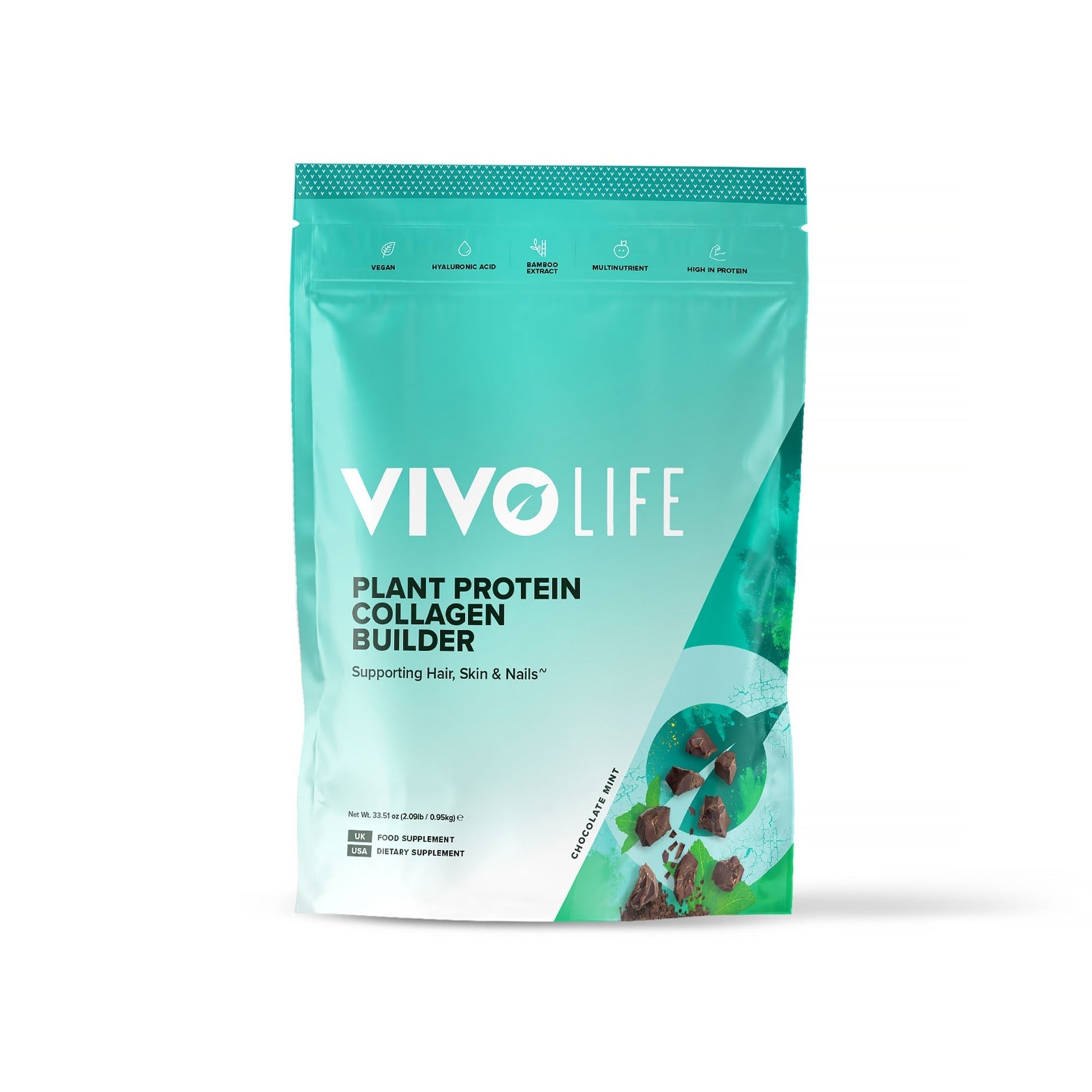 Vivo Life Collagen Builder Choc Mint - UK Food & Drink - 5060572521773