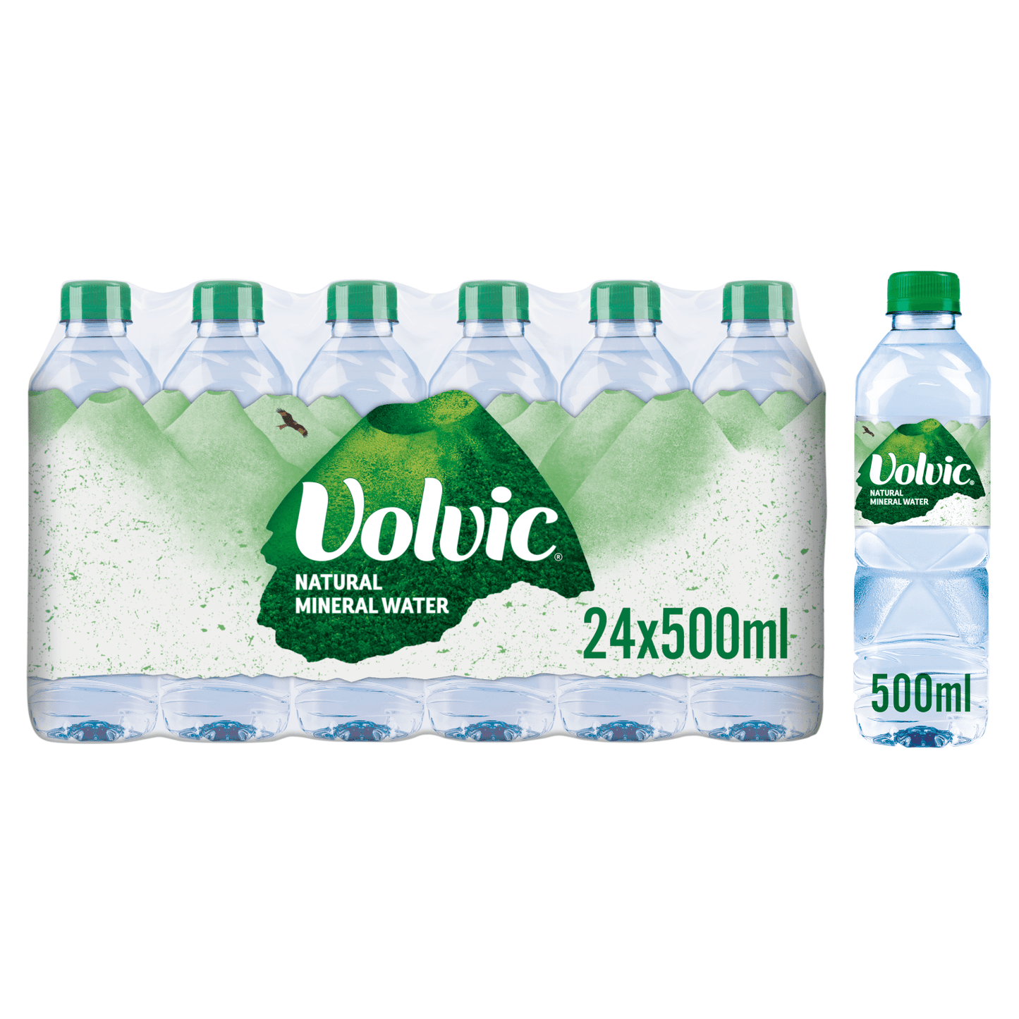 Volvic Natural Mineral Water 500ml - UK Food & Drink - 3057640100673