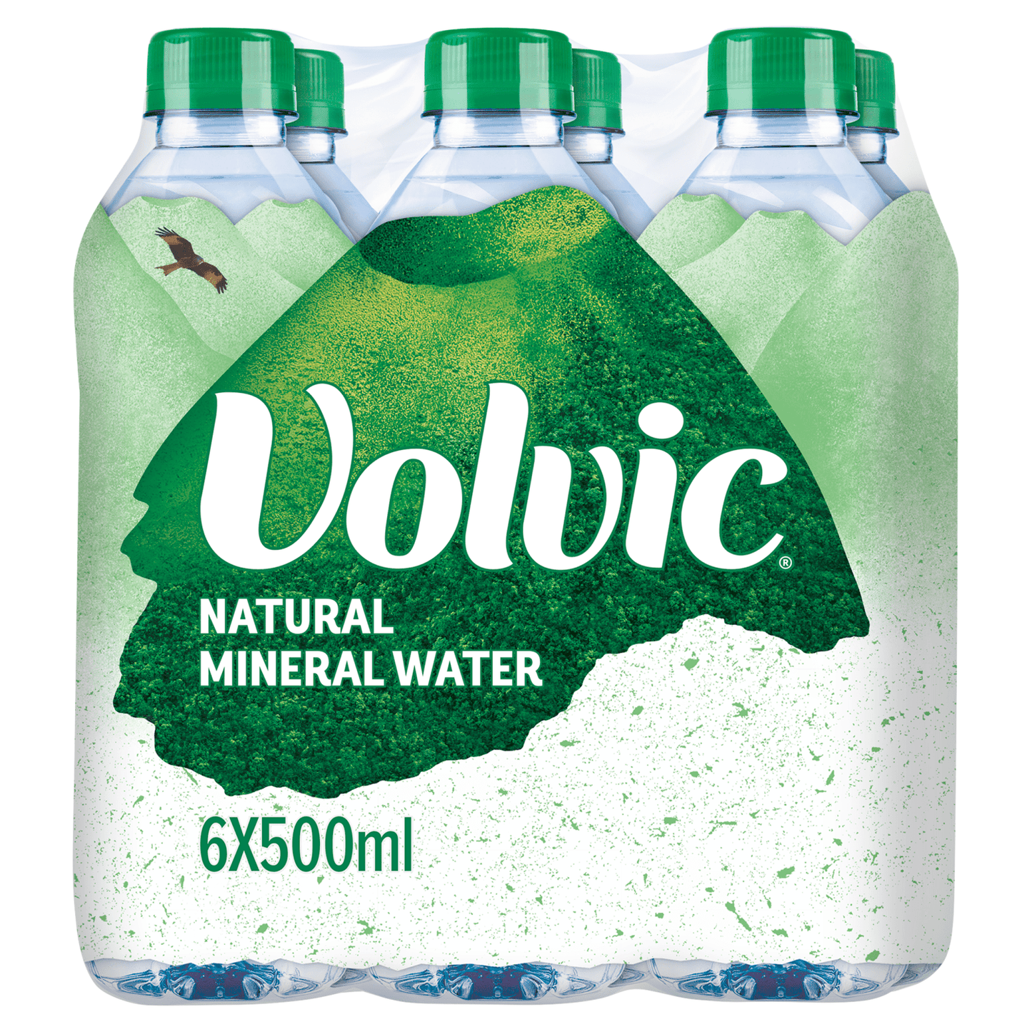 Volvic Natural Mineral Water 6 x 500ml - UK Food & Drink - 3057640117268