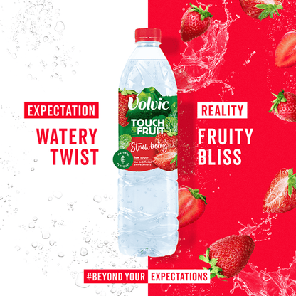 Volvic Touch of Fruit Strawberry 750ml - UK Food & Drink - 3057640406843