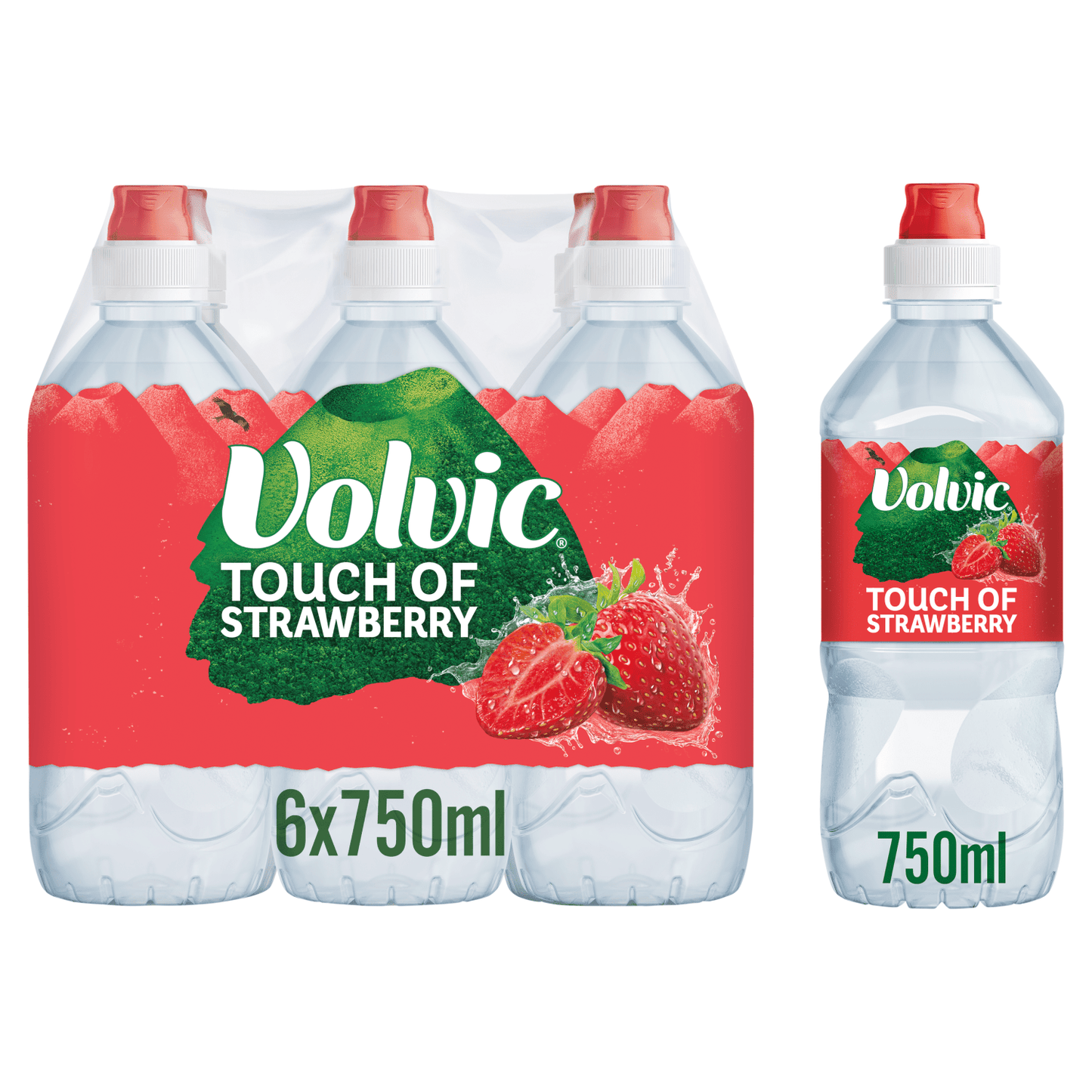 Volvic Touch of Fruit Strawberry 750ml - UK Food & Drink - 3057640406843