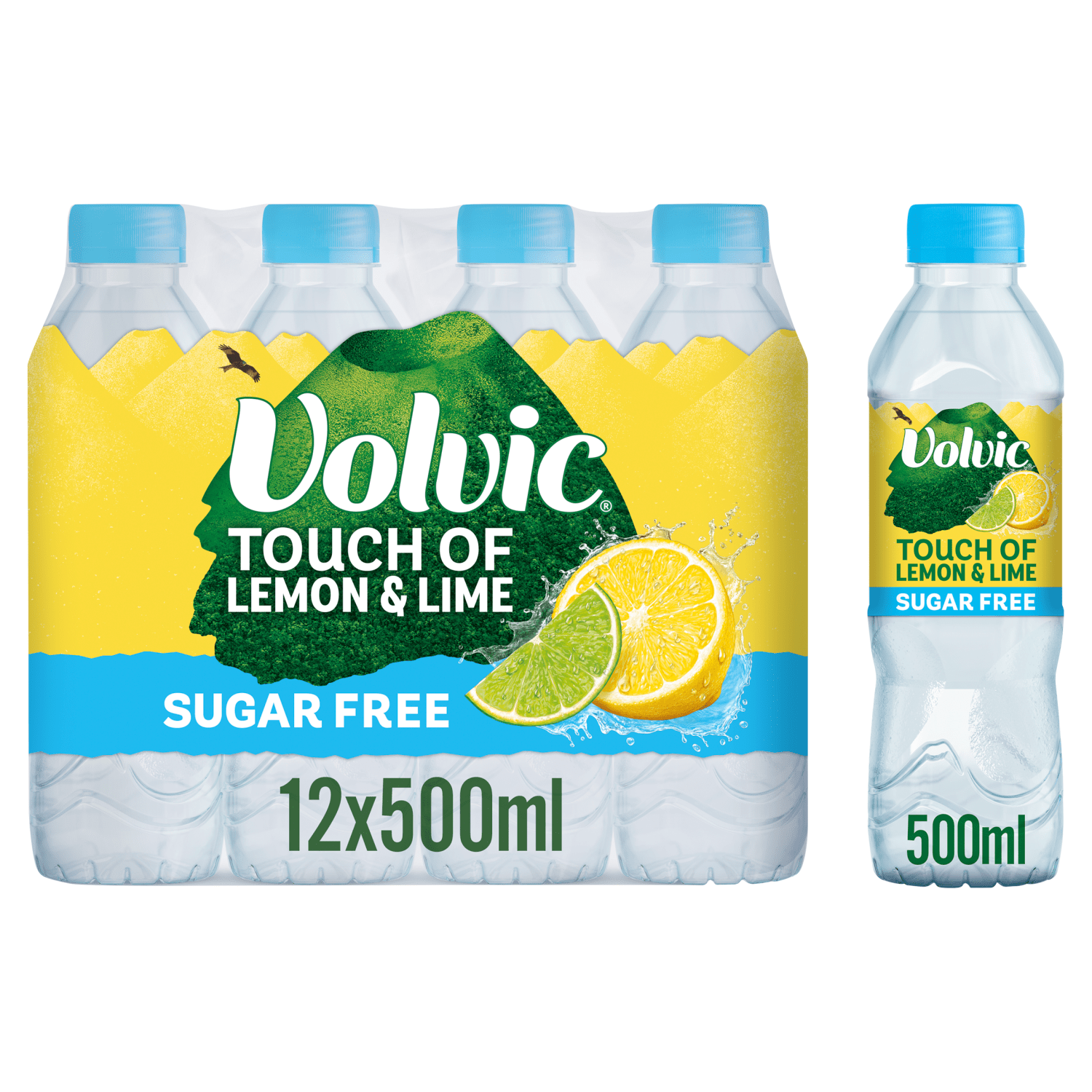 Volvic Touch of Lemon & Lime 500ml - UK Food & Drink - 3057640319723