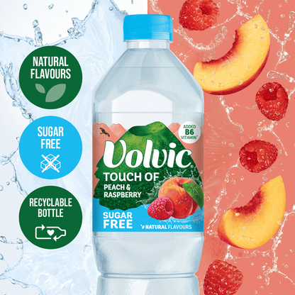 Volvic Touch of Peach & Raspberry 1.5L - UK Food & Drink - 3057640569043