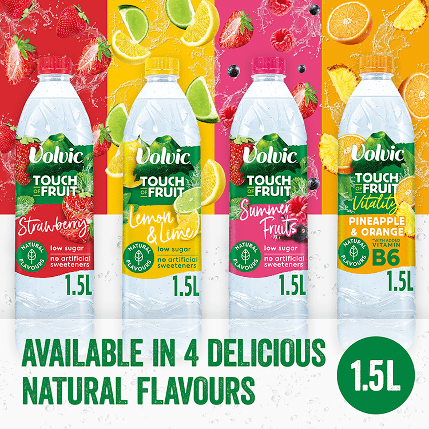 Volvic Touch of Summer Fruits 1.5L - UK Food & Drink - 3057640407598