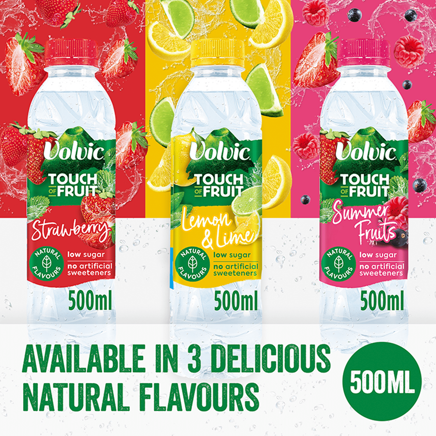 Volvic Touch of Summer Fruits 500ml - UK Food & Drink - 3057640407253