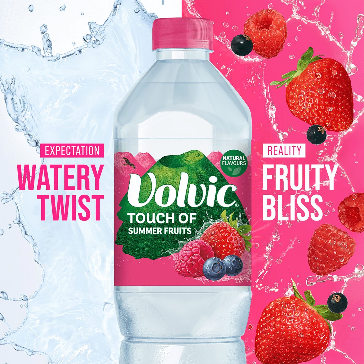 Volvic Touch of Summer Fruits 500ml - UK Food & Drink - 3057640407253