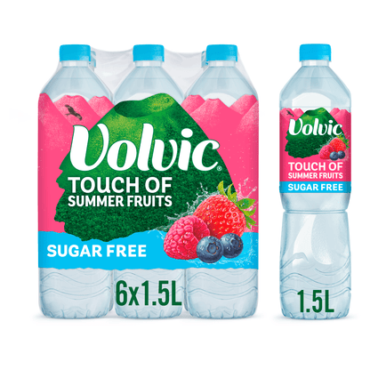 Volvic Touch of Summer Fruits Natural Flavours 1.5L - UK Food & Drink - 3057640494383