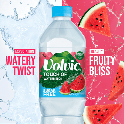 Volvic Touch of Watermelon 500ml - UK Food & Drink - 3057640493218