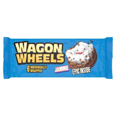 Wagon Wheels 6 Jammie - UK Food & Drink - 5010049001970