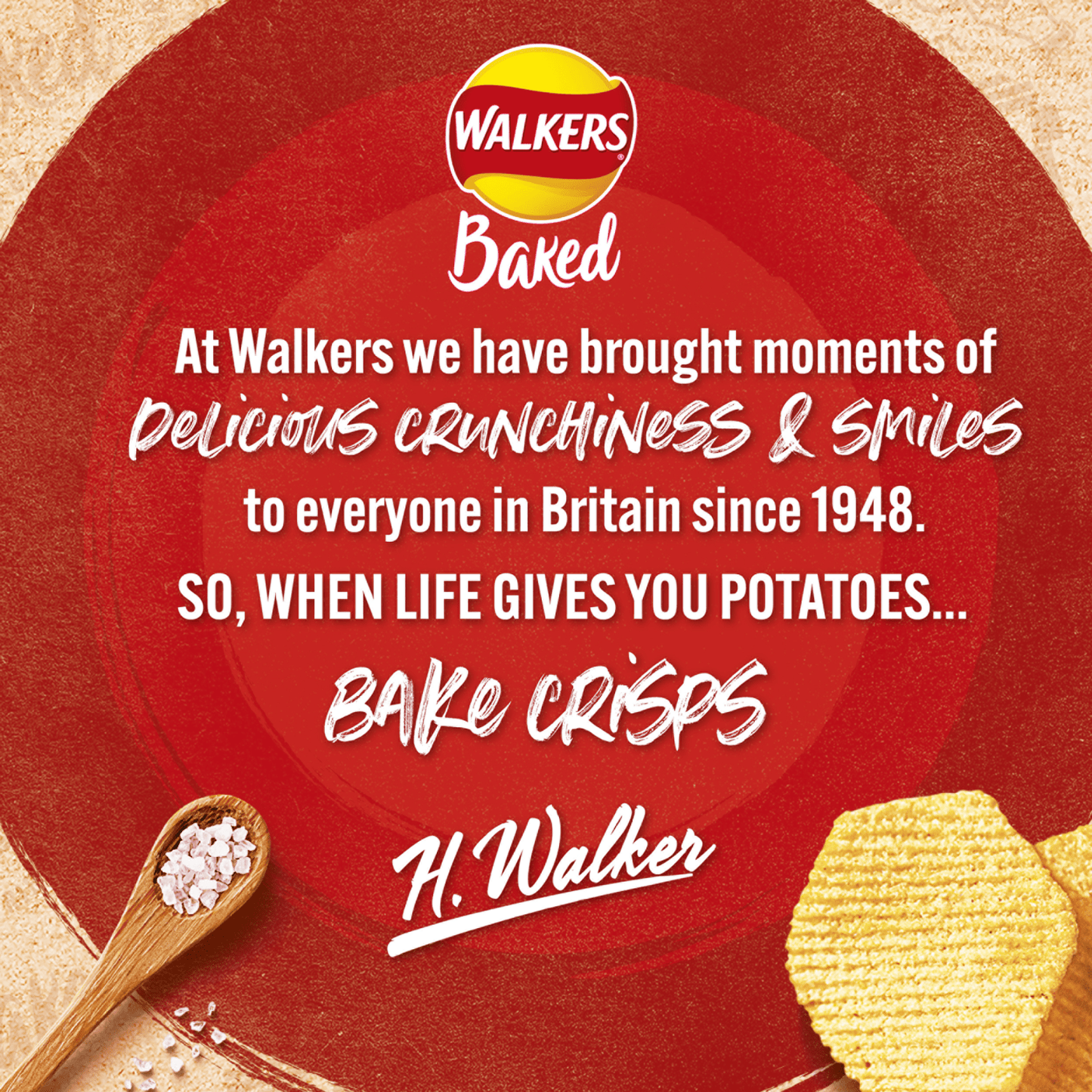 Walkers Baked Sea Salt Snacks Crisps 37.5g - UK Food & Drink - 5000328877655