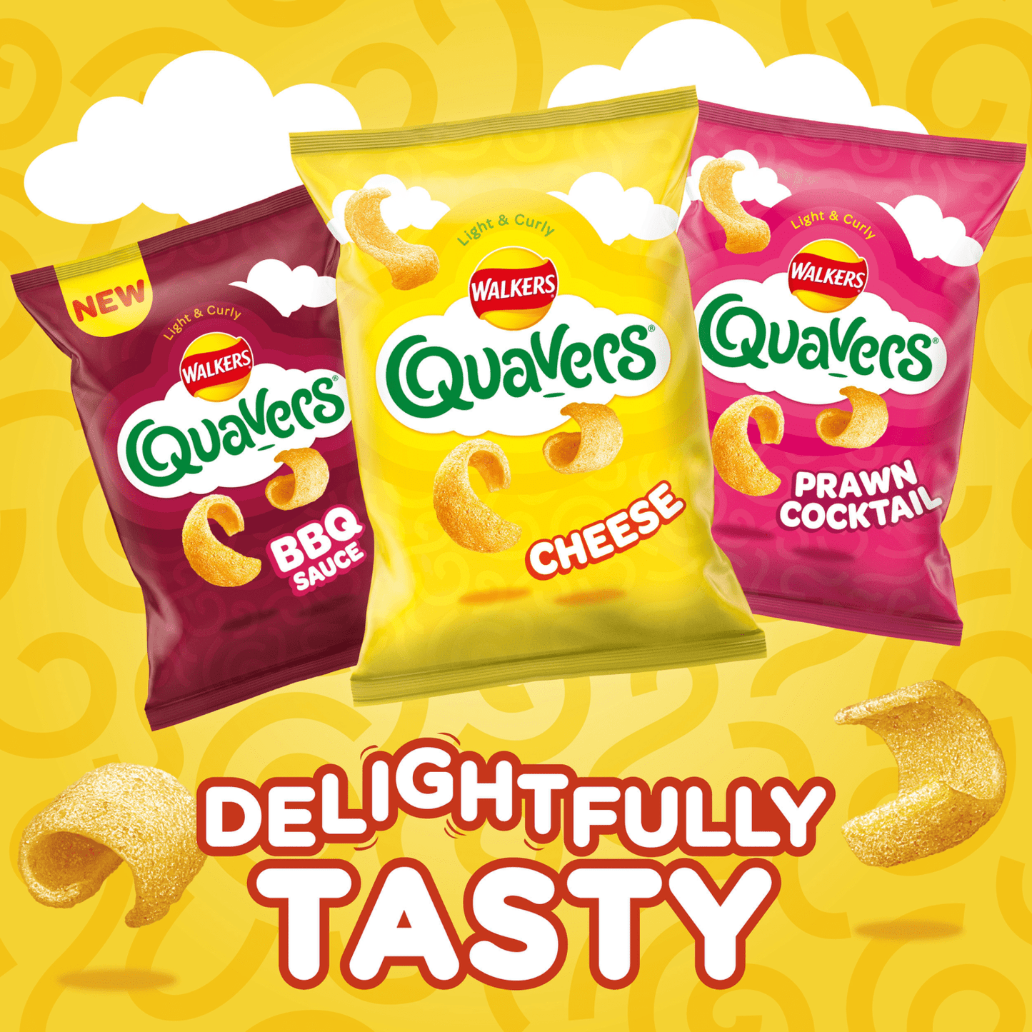 Walkers Quavers Cheese Snacks Crisps 20g - UK Food & Drink - 5000328583839