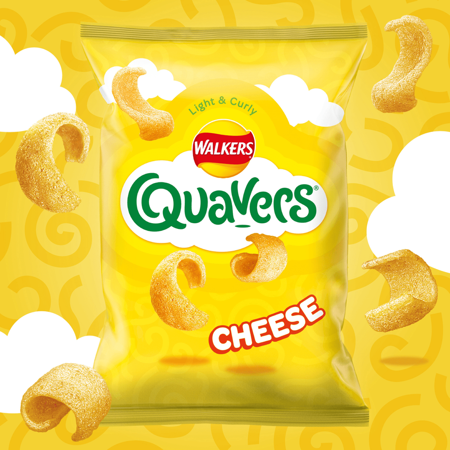 Walkers Quavers Cheese Snacks Crisps 34g - UK Food & Drink - 5000328529660