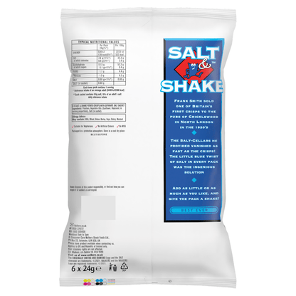 Walkers Salt & Shake Multipack Crisps 6x24g - UK Food & Drink - 5000328613956
