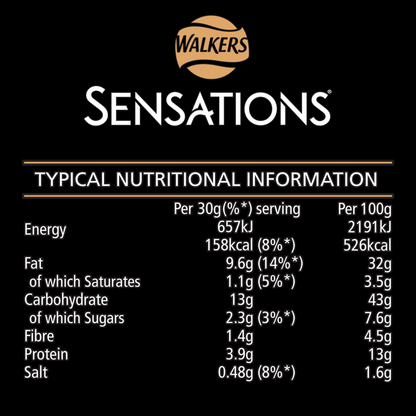 Walkers Sensations Thai Sweet Chilli Coated Sharing Peanuts 150g - UK Food & Drink - 5000328228402