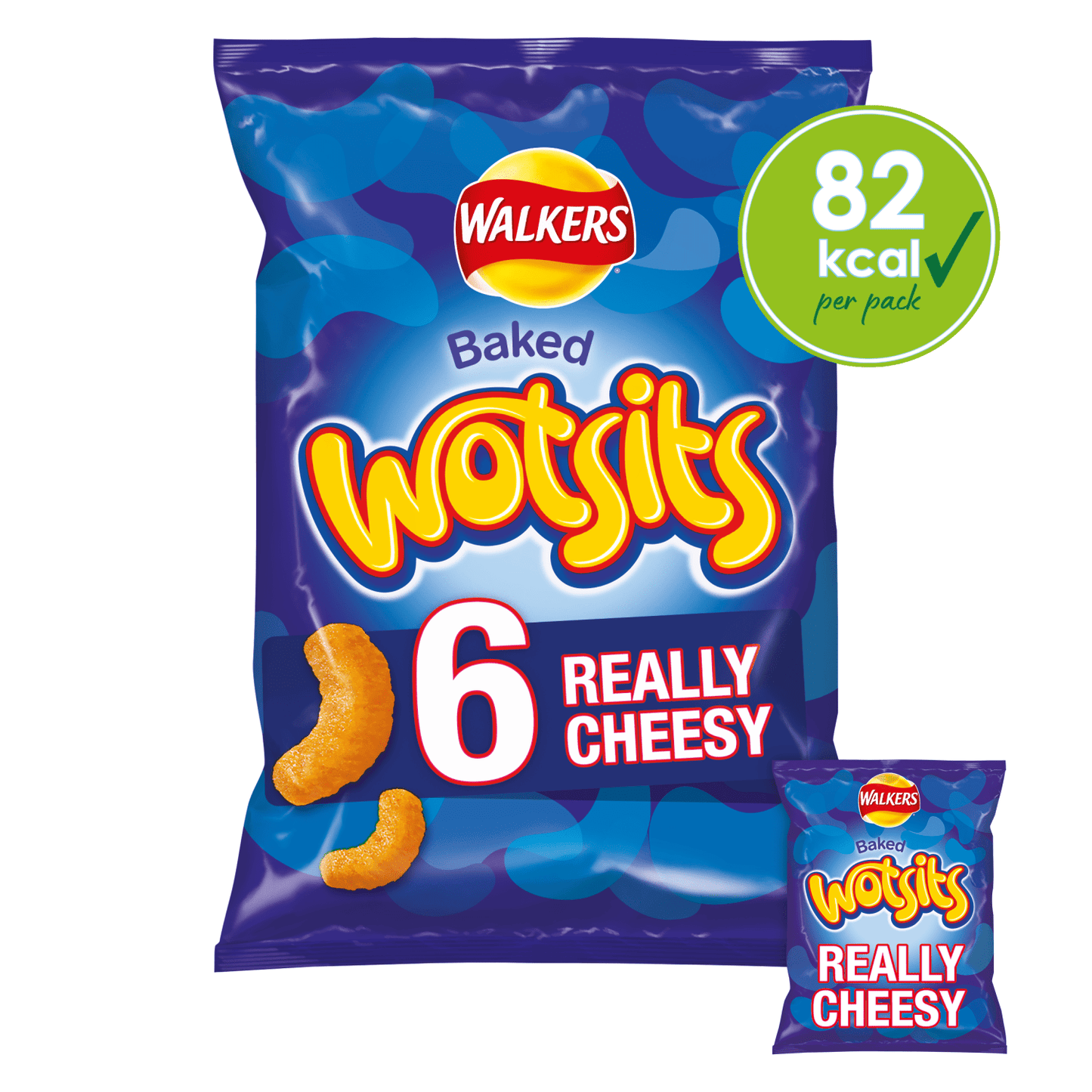 Walkers Wotsits Cheese 6 x 16.5g - UK Food & Drink - 5000328016672