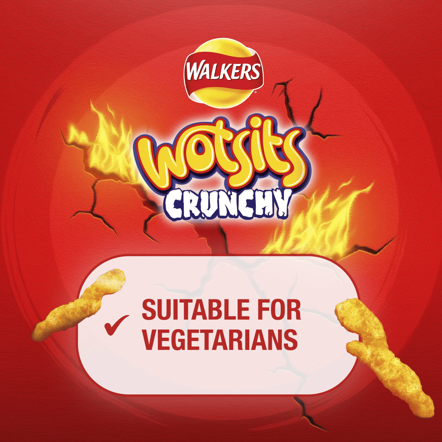 Walkers Wotsits Crunchy Sweet & Spicy Sharing Snacks Crisps 140g - UK Food & Drink - 5000328328812