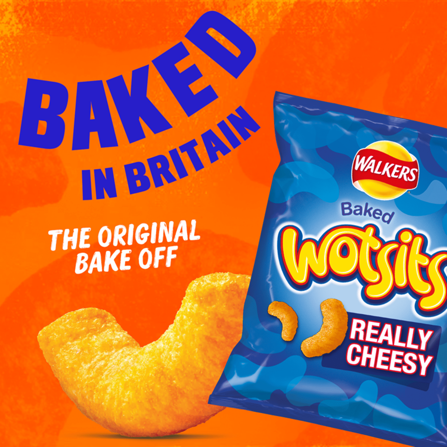 Walkers Wotsits Giants Really Cheesy Sharing Snacks Crisps 130g - UK Food & Drink - 5000328202389