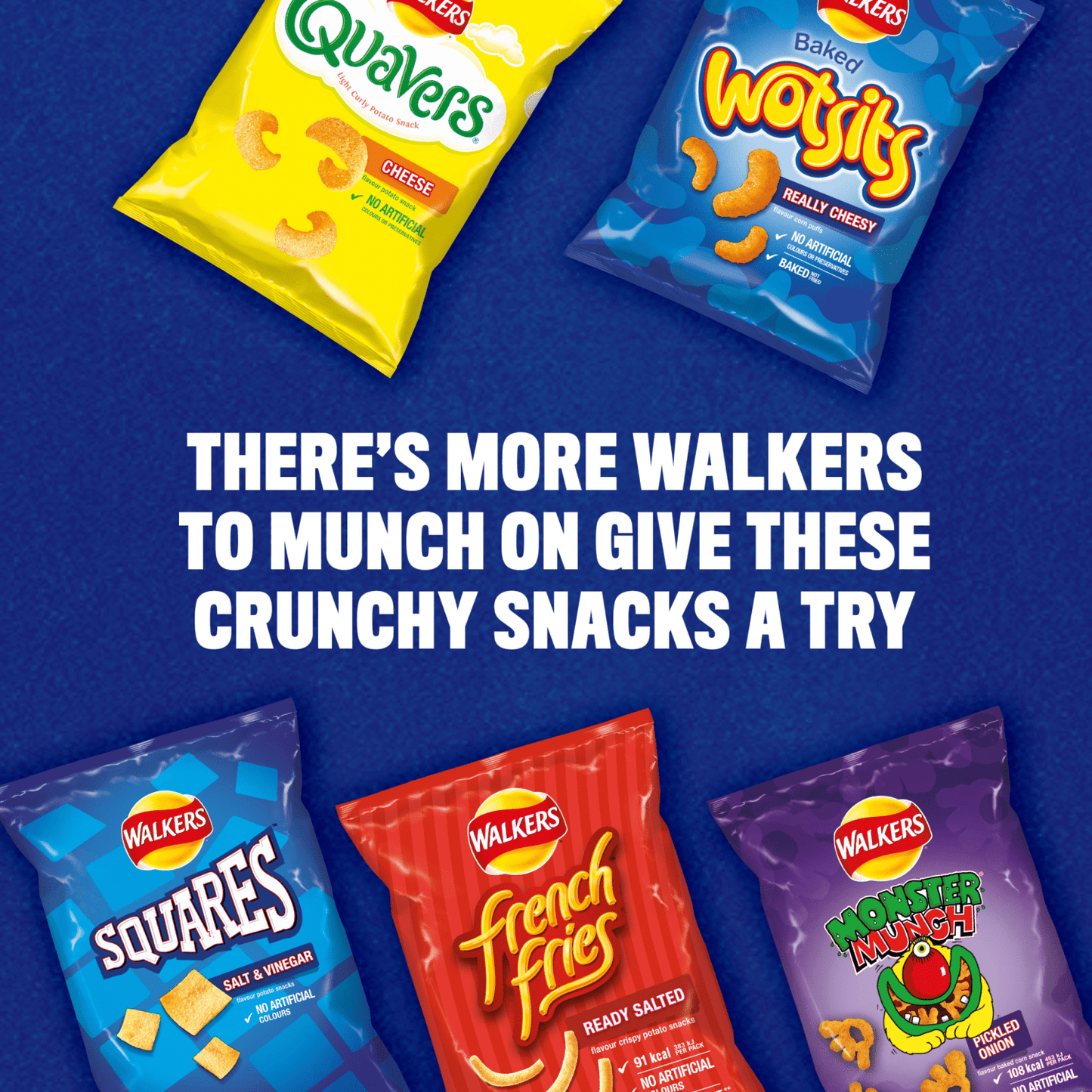 Walkers Wotsits Really Cheesy Snacks Crisps 22.5g - UK Food & Drink - 5000328590929
