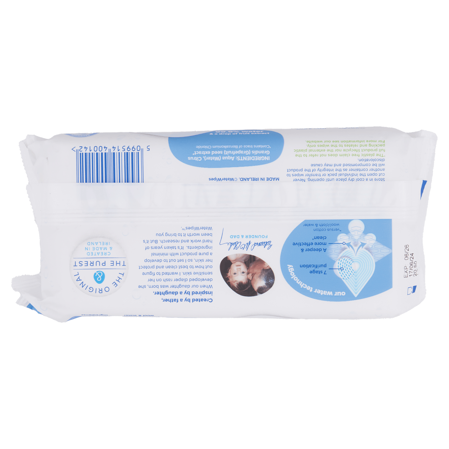 WaterWipes - UK Food & Drink - 5099514400142