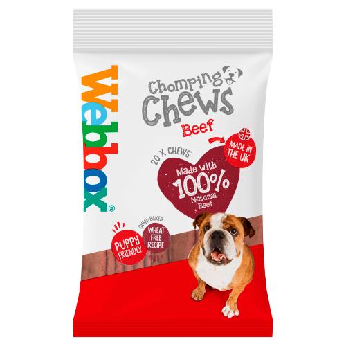 Webbox 20 Chomping Chews Beef 200g - UK Food & Drink - 5012144822771