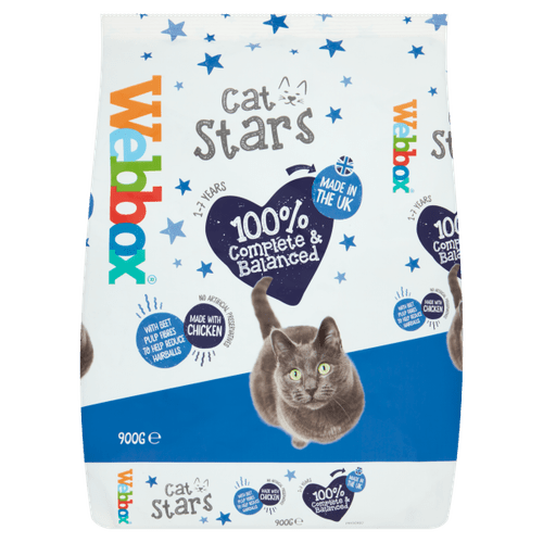 Webbox Cat Stars 1 - 7 Years 900g - UK Food & Drink - 5012144005198