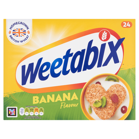 Weetabix Banana Flavour 24 - UK Food & Drink - 5010029217766
