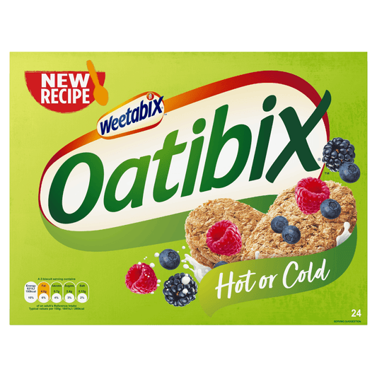 Weetabix Oatibix Made with Wholegrain Oats 24 Biscuits - UK Food & Drink - 5010029207880