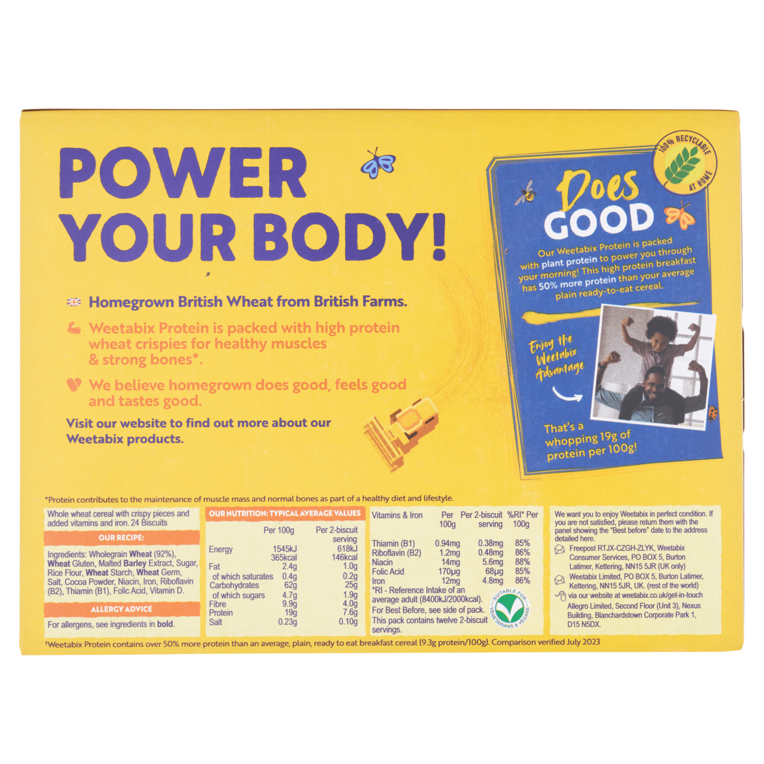 Weetabix Protein Cereal 24 - UK Food & Drink - 5010029221701