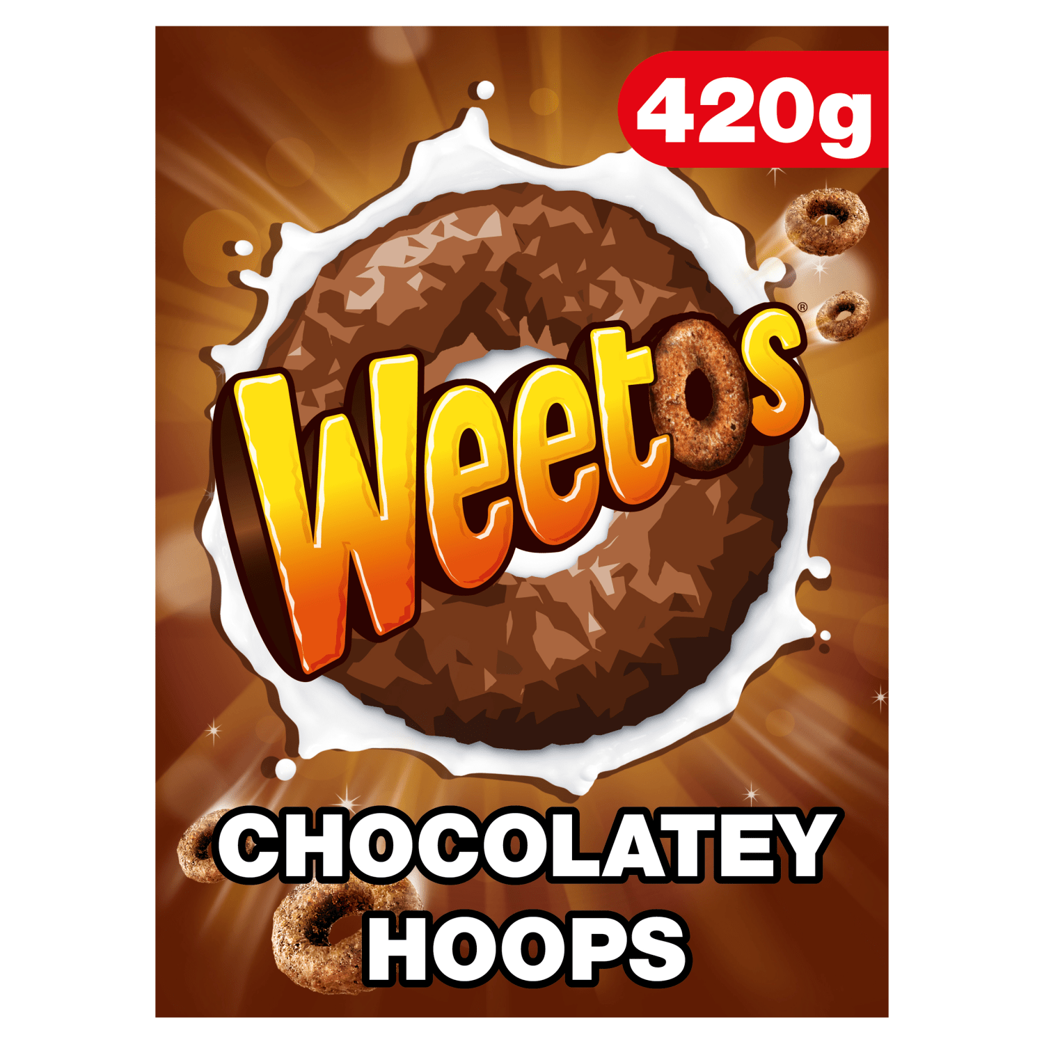 Weetos Chocolatey Hoops 420g - UK Food & Drink - 5010029229202