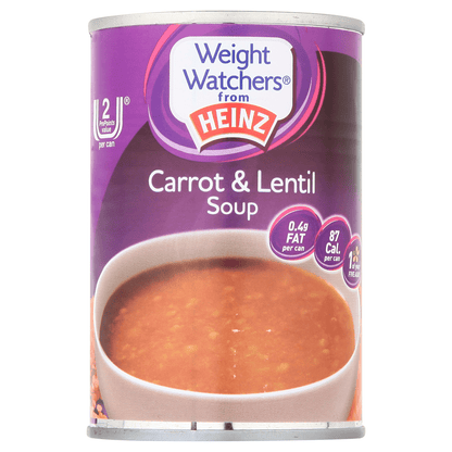 Weight Watchers from Heinz Carrot & Lentil Soup 295g - UK Food & Drink - 5000157003126