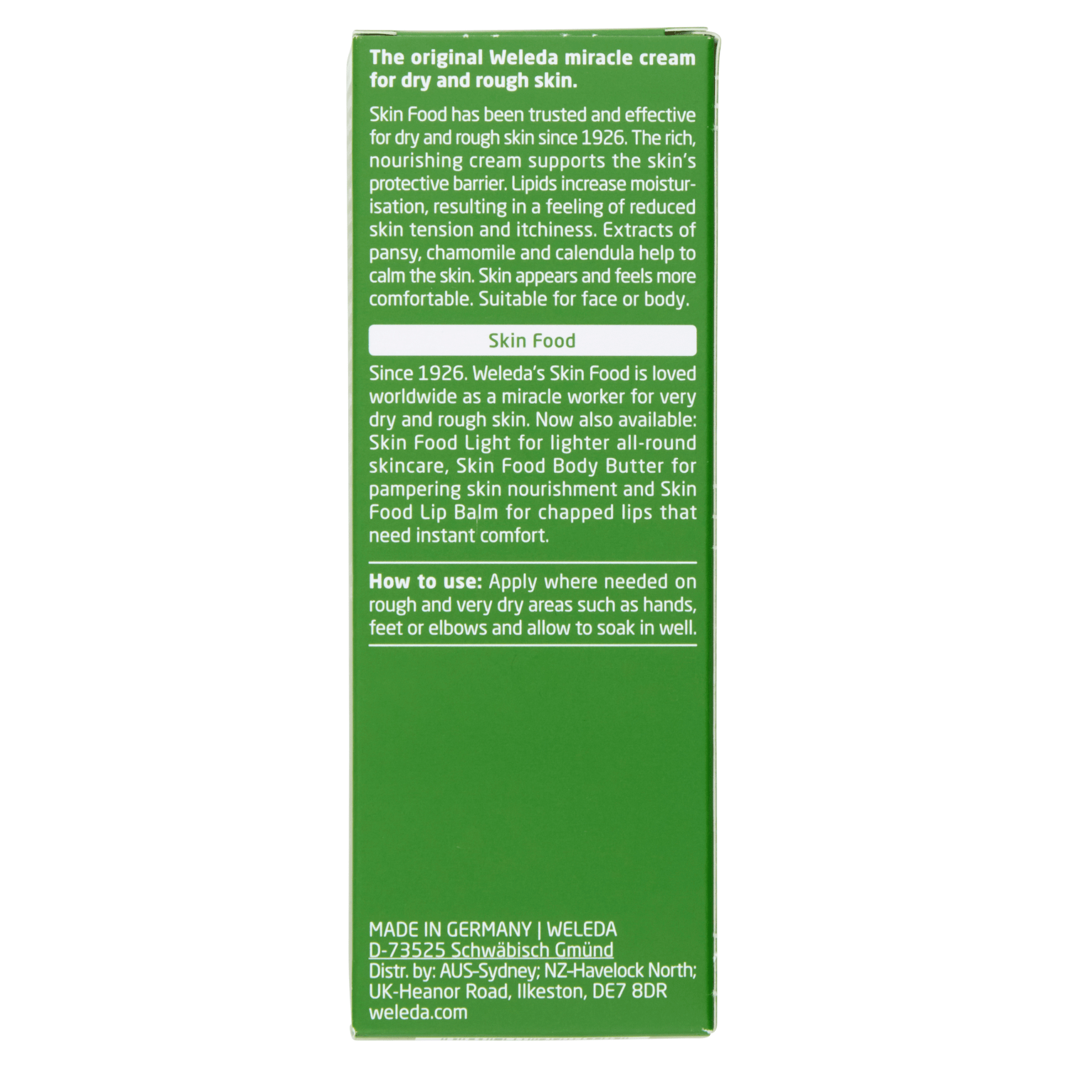 Weleda Skin Food - UK Food & Drink - 4001638098595