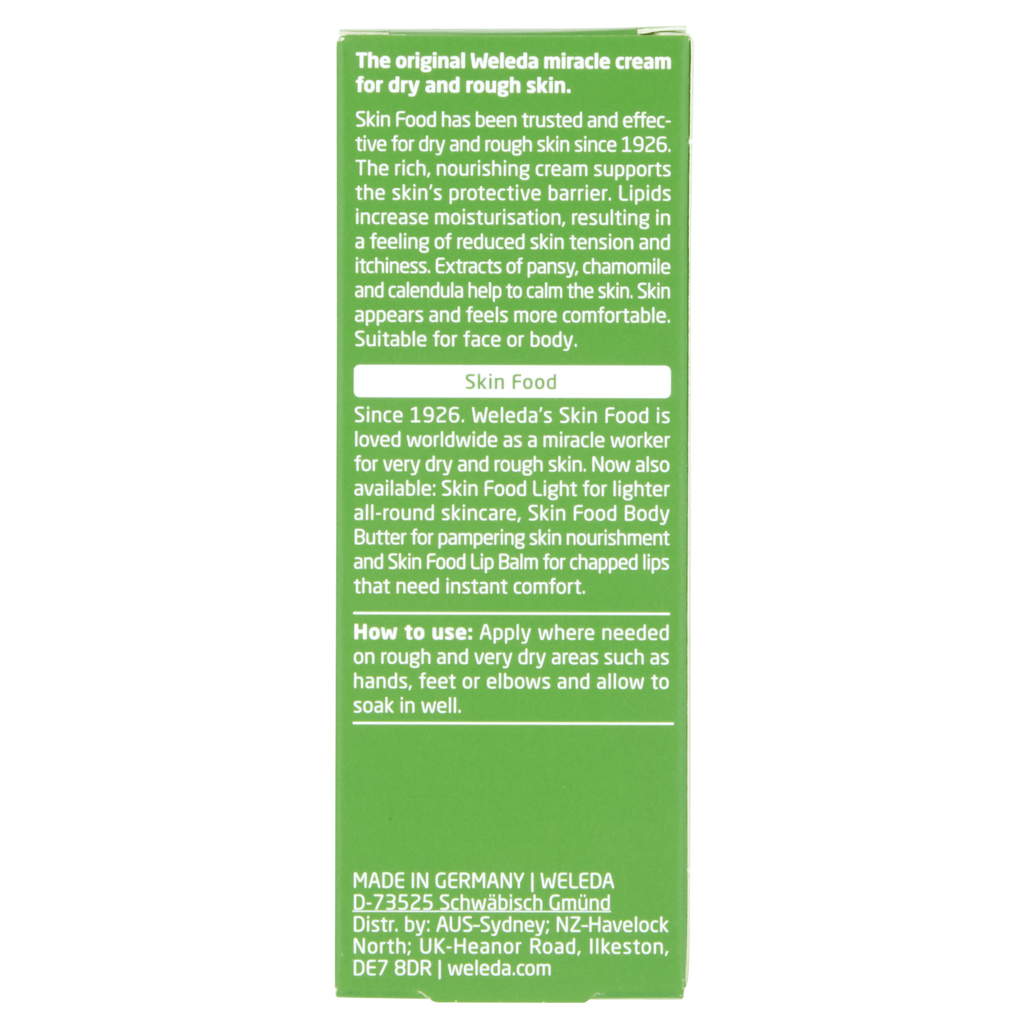 Weleda Skin Food - UK Food & Drink - 4001638098649