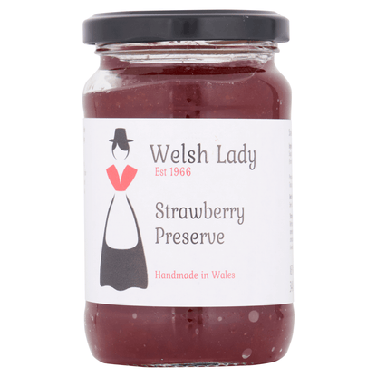 Welsh Lady Strawberry Preserve 340g - UK Food & Drink - 30712000357