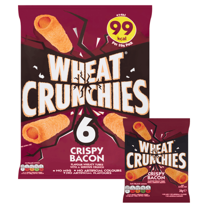 Wheat Crunchies Crispy Bacon 6 x 20g - UK Food & Drink - 5000237131763