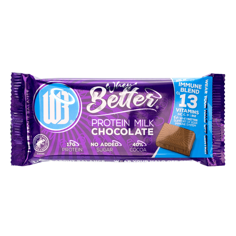 WheyBetter Protein Milk Chocolate Bar - UK Food & Drink - 5070000457666