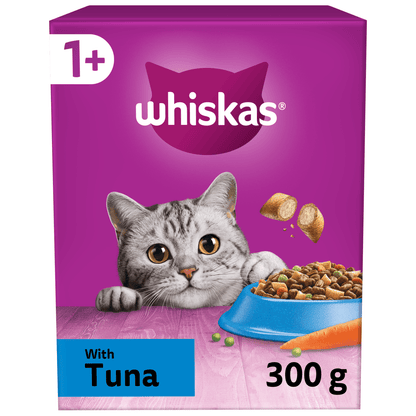 Whiskas 1+ Tuna Adult Dry Cat Food¬†300g - UK Food & Drink - 5900951305672