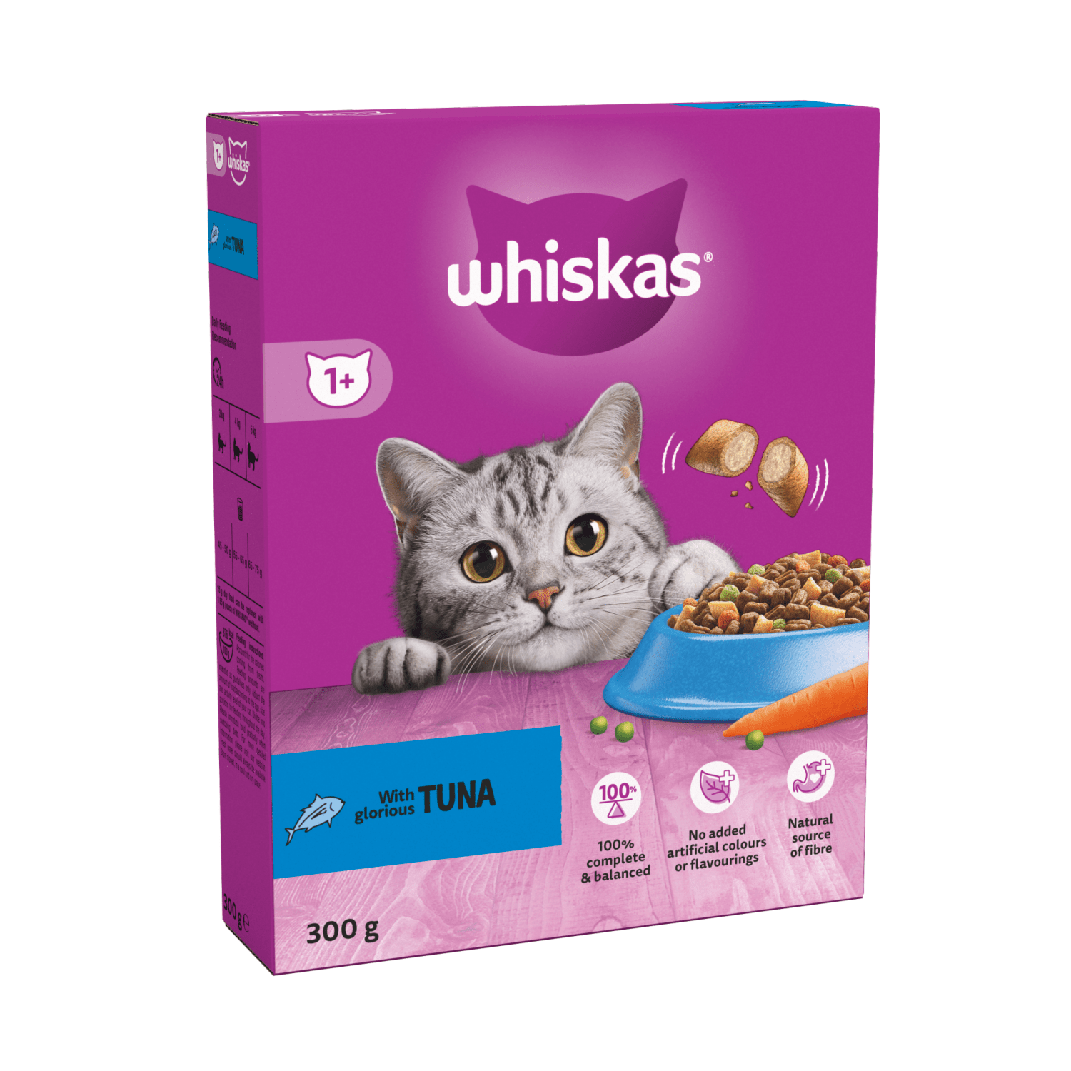 Whiskas 1+ Tuna Adult Dry Cat Food¬†300g - UK Food & Drink - 5900951305672