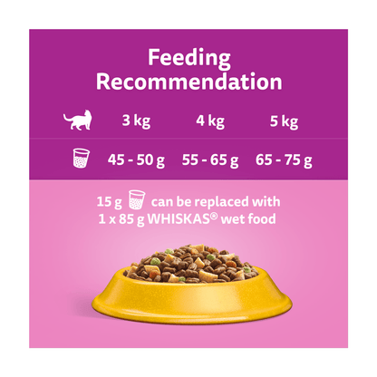 Whiskas 7+ Chicken Adult Dry Cat Food 800g - UK Food & Drink - 5900951305573