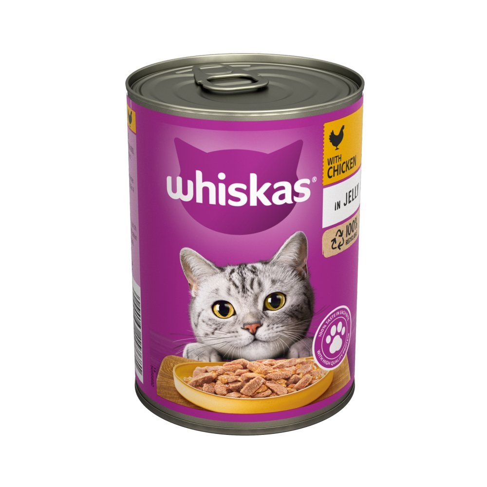 Whiskas with Chicken in Jelly 400g - UK Food & Drink - 5000166157681