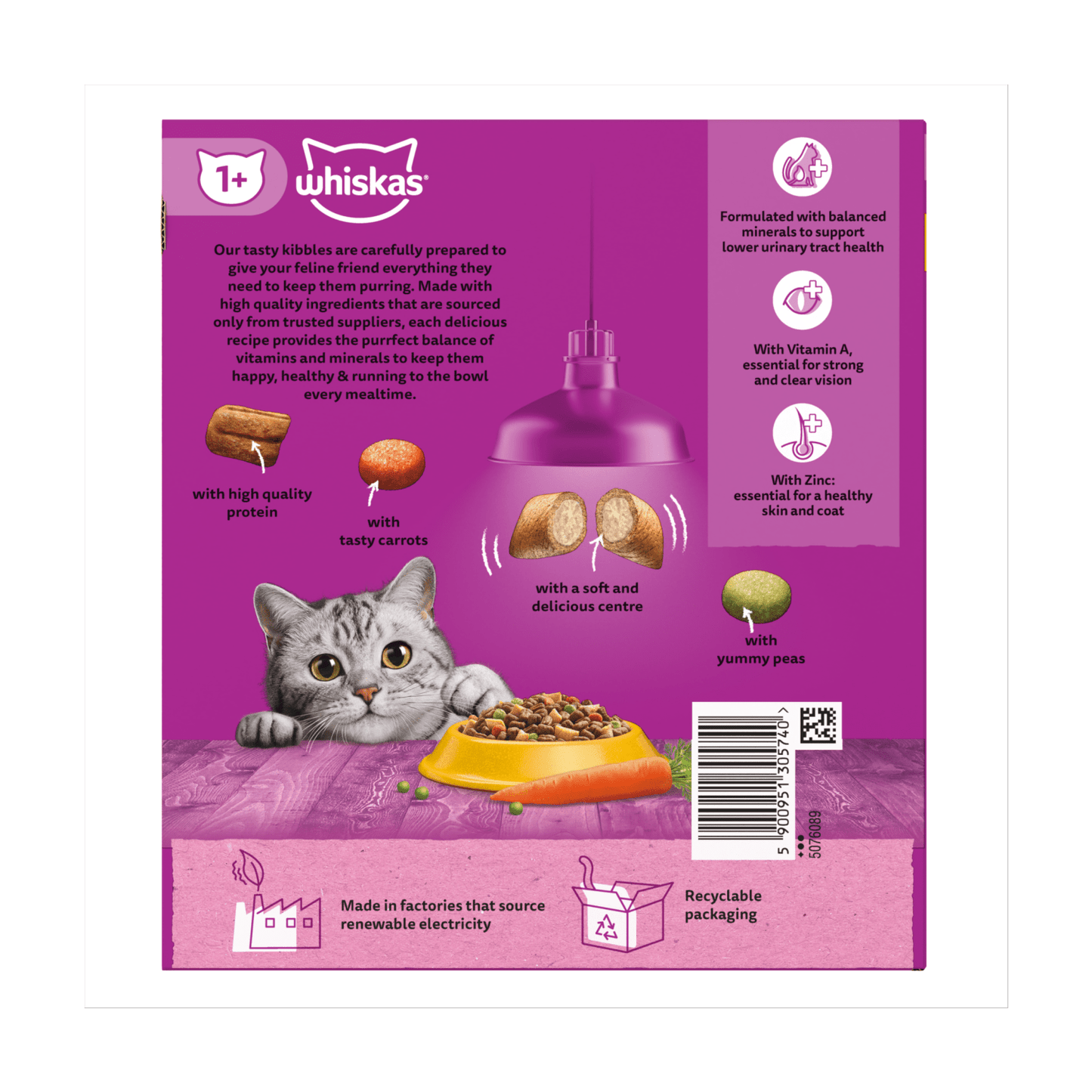 Whiskas with Delicious Chicken 1+ 800g - UK Food & Drink - 5900951305740