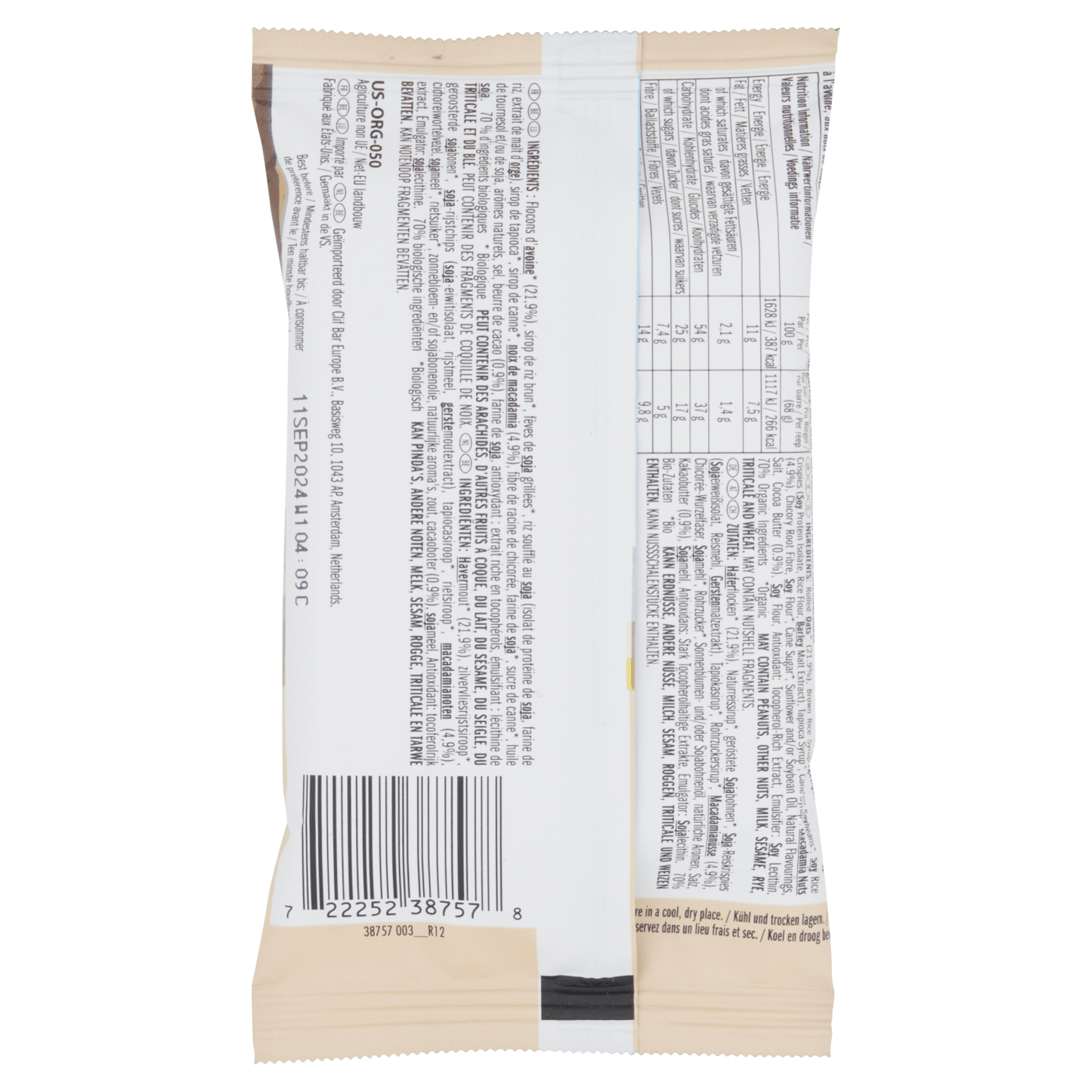 White Choc Macadamia Bar - UK Food & Drink - 722252387578